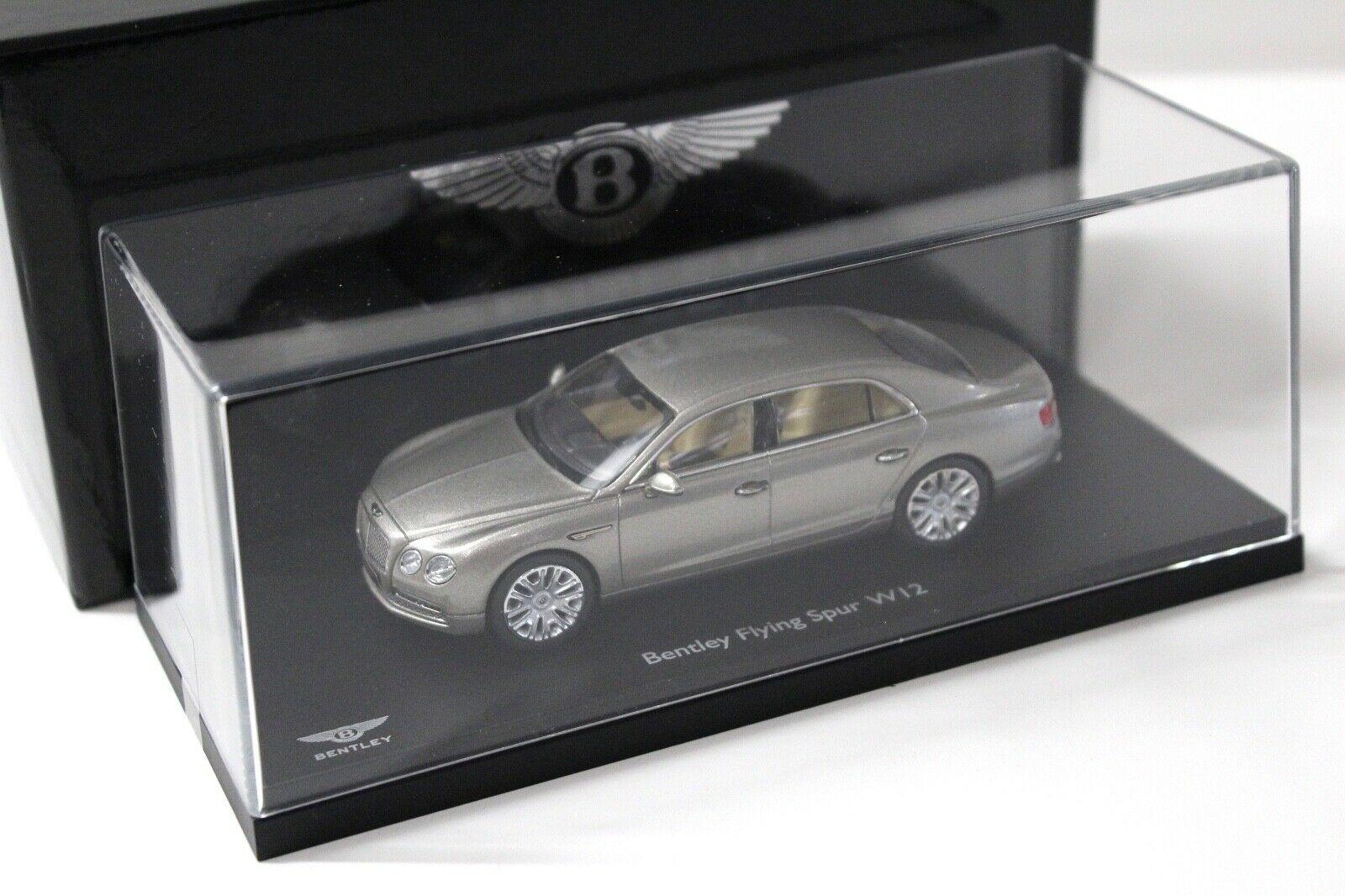 1:43 Kyosho Bentley Flying Spur W12 pearlsilver DEALER VERSION