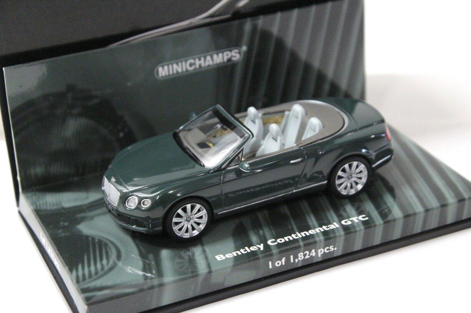 1:43 Minichamps Bentley Continental GTC green 2011