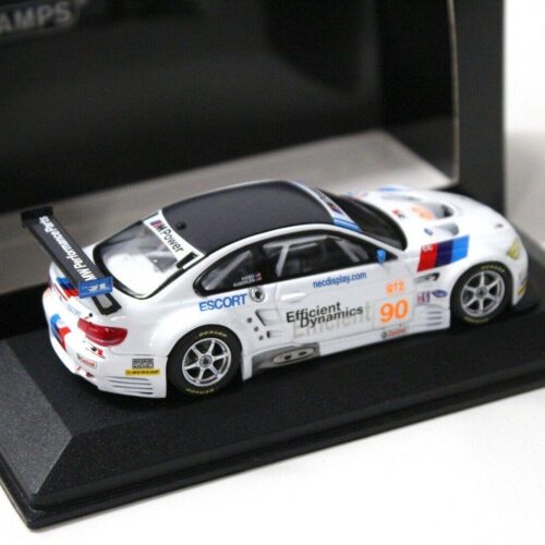 1:43 Minichamps BMW M3 GT2 Hand/Auberlen ALMS 2009 #90 white
