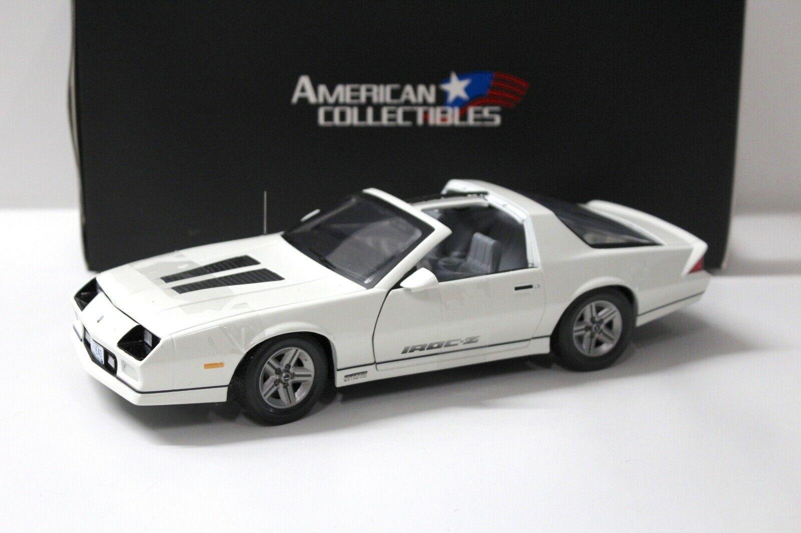 1:18 SunStar 1985 Chevrolet Camaro IROC-Z white
