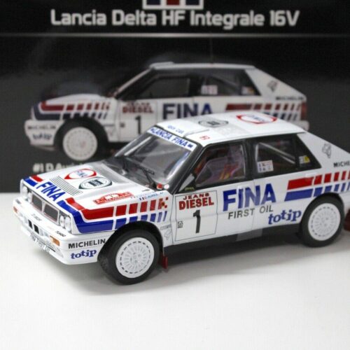 1:18 SunStar Lancia Delta HF Integrale 16V Rallye Sanremo #1 white