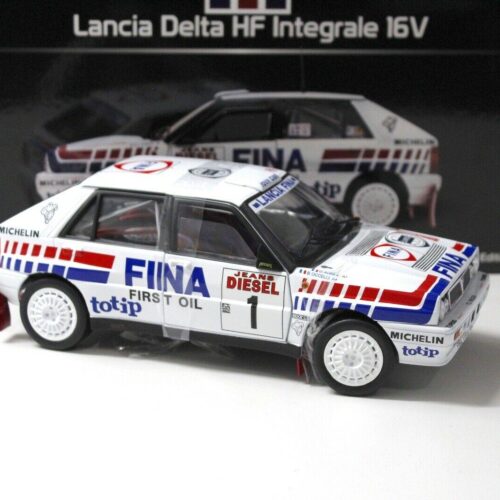 1:18 SunStar Lancia Delta HF Integrale 16V Rallye Sanremo #1 white