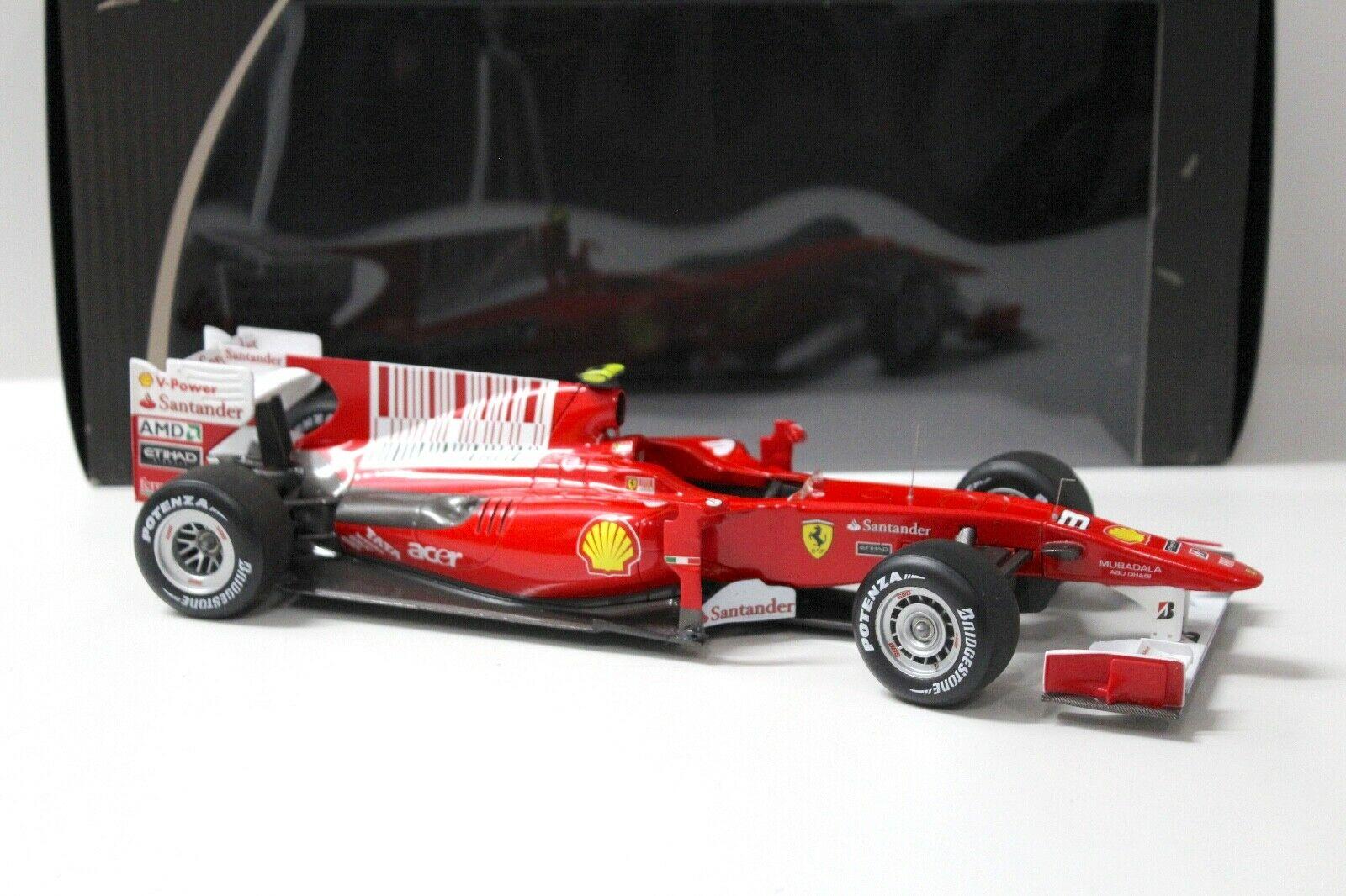 1:18 Hot Wheels Elite Ferrari F1 2010 Fernando Alonso Bahrain GP red