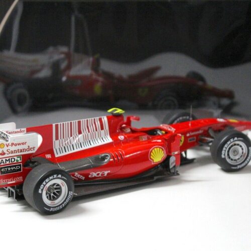1:18 Hot Wheels Elite Ferrari F1 2010 Fernando Alonso Bahrain GP red