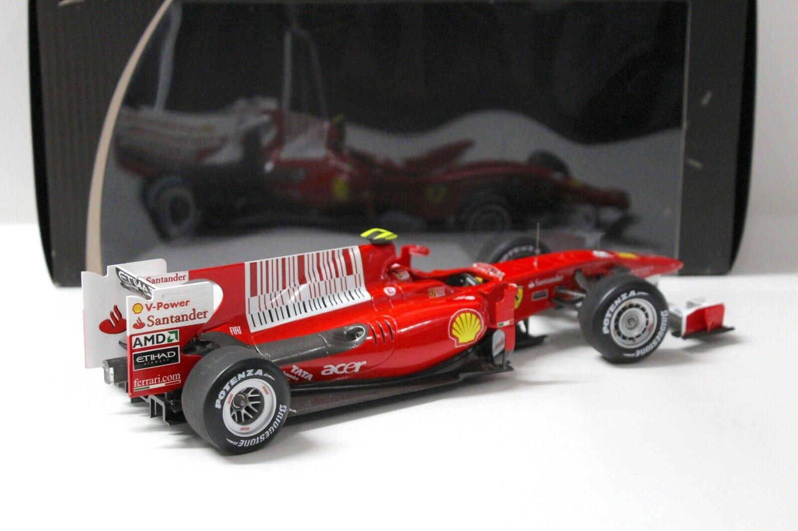 1:18 Hot Wheels Elite Ferrari F1 2010 Fernando Alonso Bahrain GP red