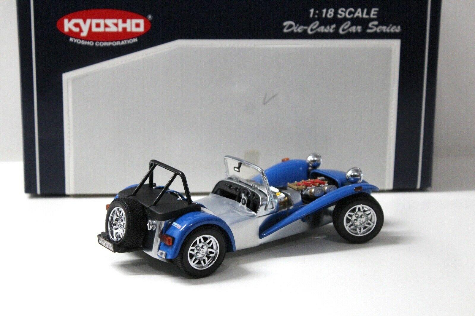 1:18 Kyosho Caterham Super Seven blue/ silver