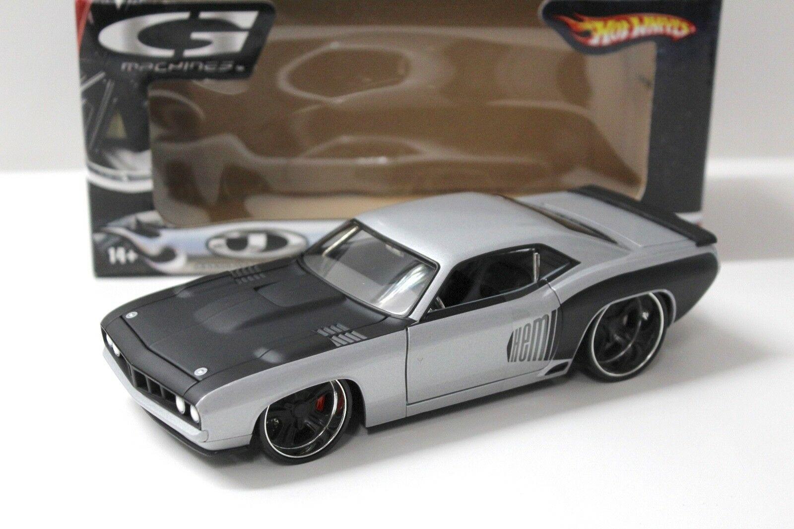 ID 35329 orig.jpg 1:24 Hot Wheels Plymouth Cuda G-Force 1971 silver
