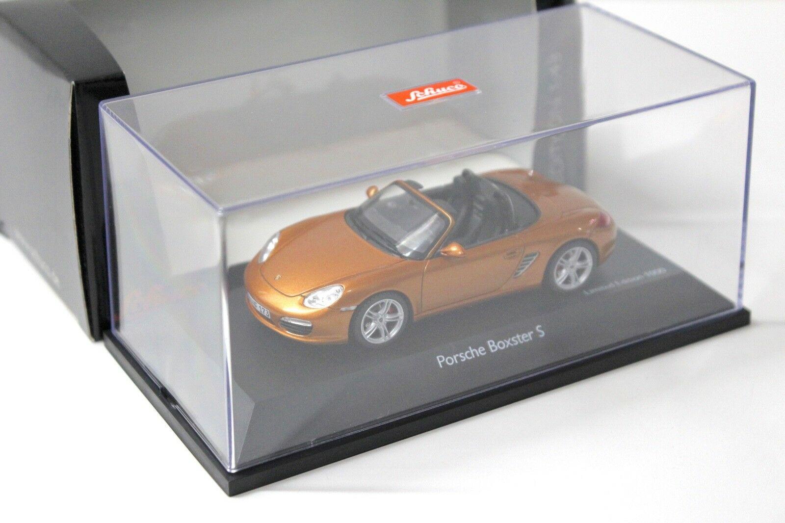 1:43 Schuco Porsche Boxster S gold-orange