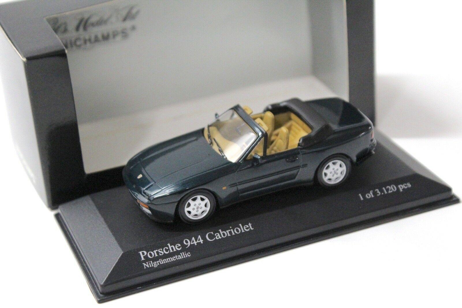 1:43 Minichamps Porsche 944 Cabriolet dark green