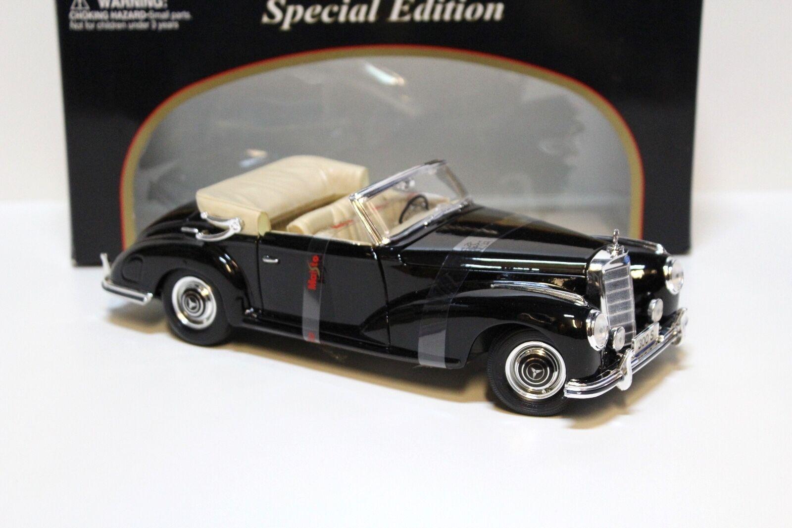 1:18 Maisto Mercedes 300S 1955 Cabriolet black