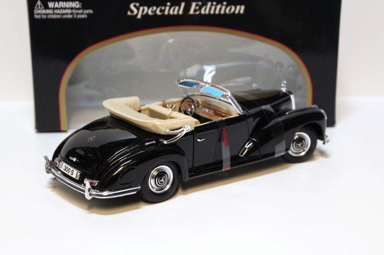1:18 Maisto Mercedes 300S 1955 Cabriolet black