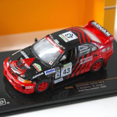 1:43 IXO Mitsubishi Lancer Evo 5 Rally New Zealand #43 Nutahara 1999