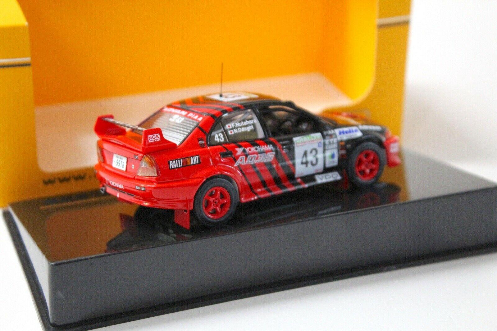 1:43 IXO Mitsubishi Lancer Evo 5 Rally New Zealand #43 Nutahara 1999