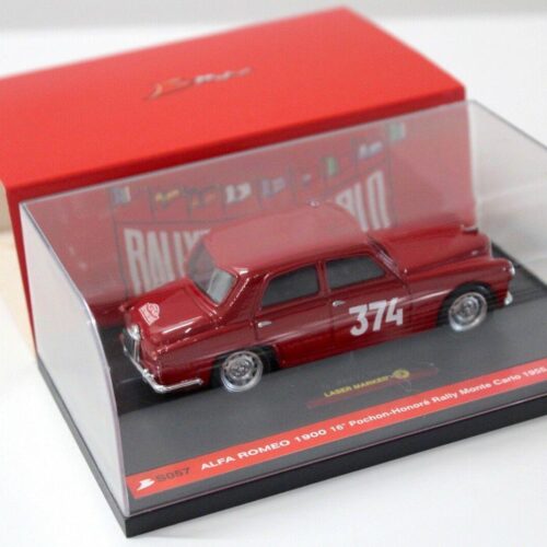 1:43 Brumm Alfa Romeo 1900 Rallye Monte Carlo" 1955 #374 red