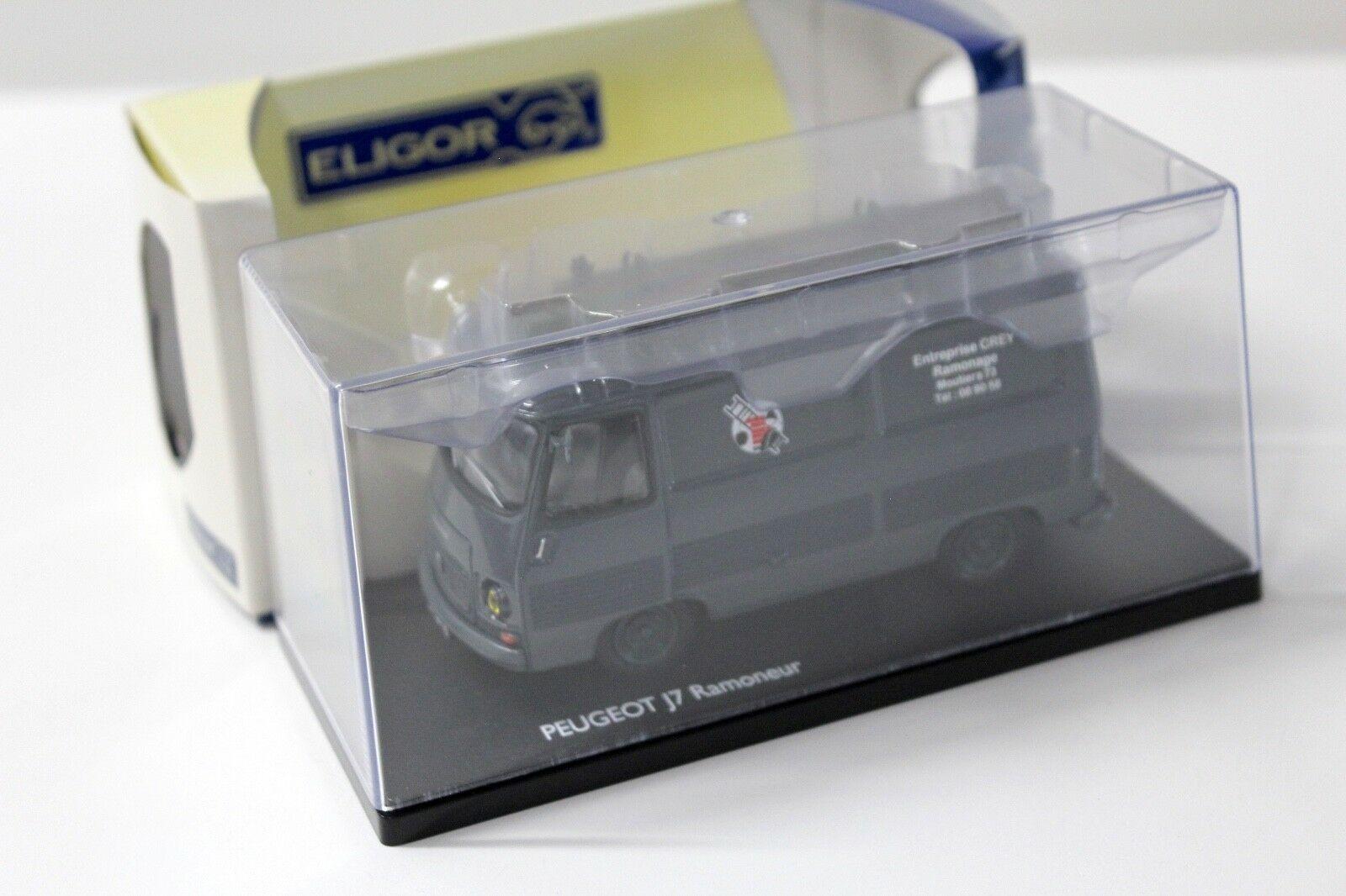 1:43 Eligor Peugeot J7 VAN Ramoneur grey