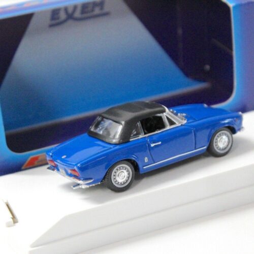 1:43 Exem Fiat 124 Sport Spyder closed Top 1966 blue