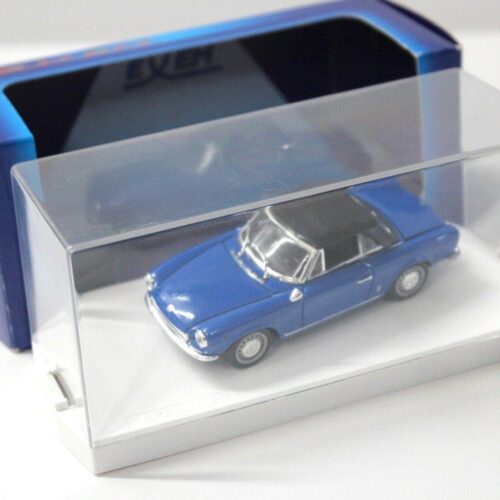 1:43 Exem Fiat 124 Sport Spyder closed Top 1966 blue