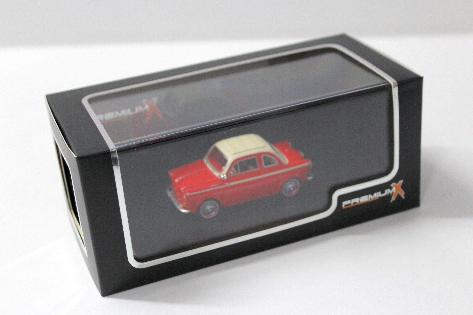 1:43 PremiumX NSU-Fiat Weinsberg 500 red 1960