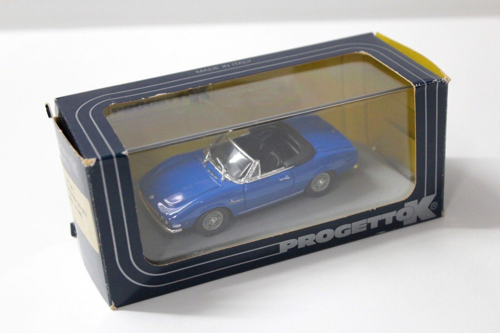 1:43 Progetto K Fiat Dino Spyder 2000 blue