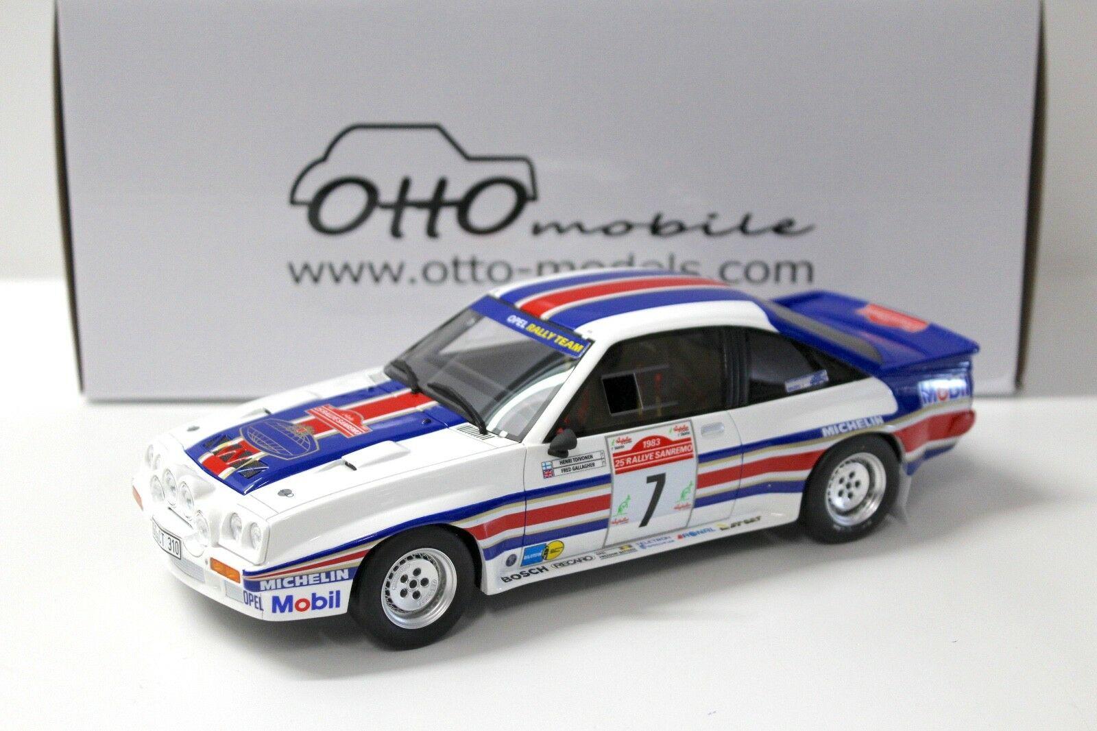 1:18 OTTO mobile OT761 Opel Manta 400R Rally San Remo #7 Toivonen