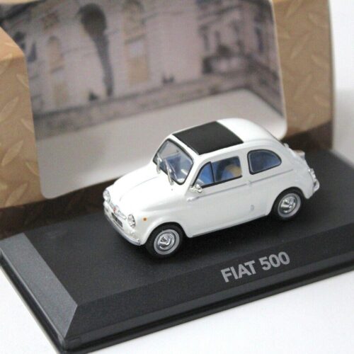 1:43 Atlas Fiat 500 white