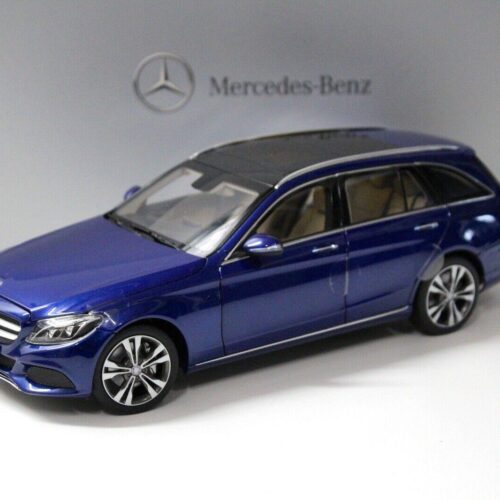 1:18 Norev Mercedes C-Klasse T-Modell blue DEALER VERSION