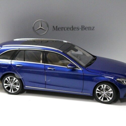 1:18 Norev Mercedes C-Klasse T-Modell blue DEALER VERSION