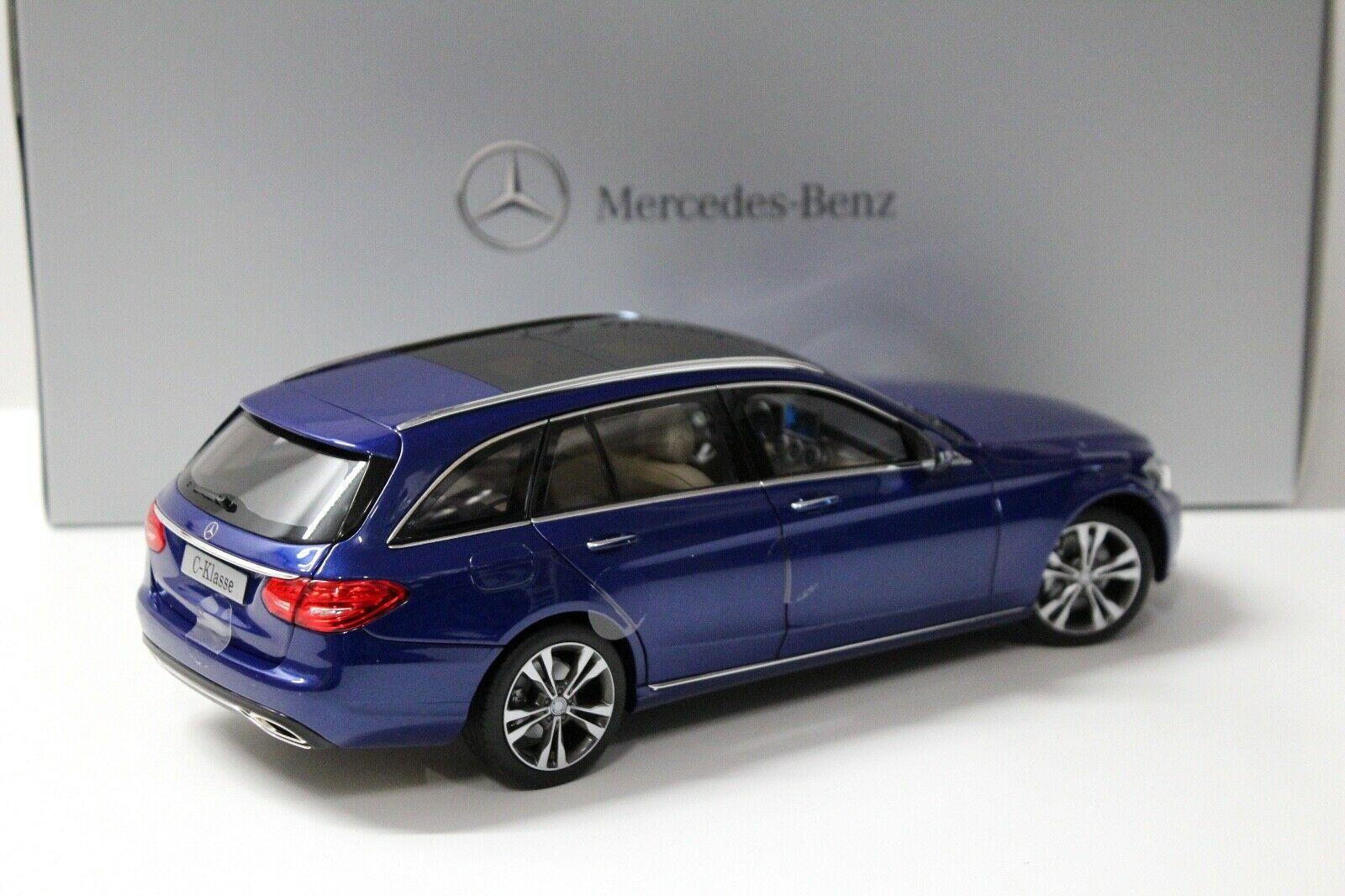 1:18 Norev Mercedes C-Klasse T-Modell blue DEALER VERSION