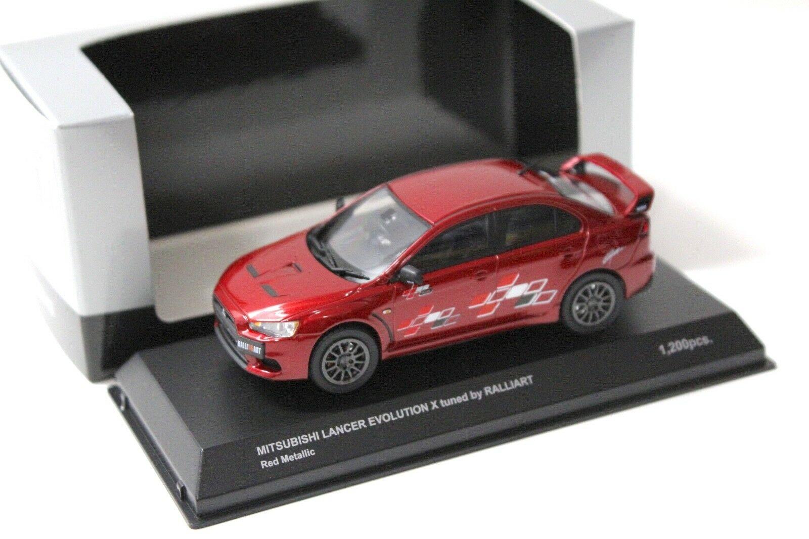 ID 36241 orig.jpg 1:43 Kyosho Mitsubishi Lancer Evolution X RALLIART red