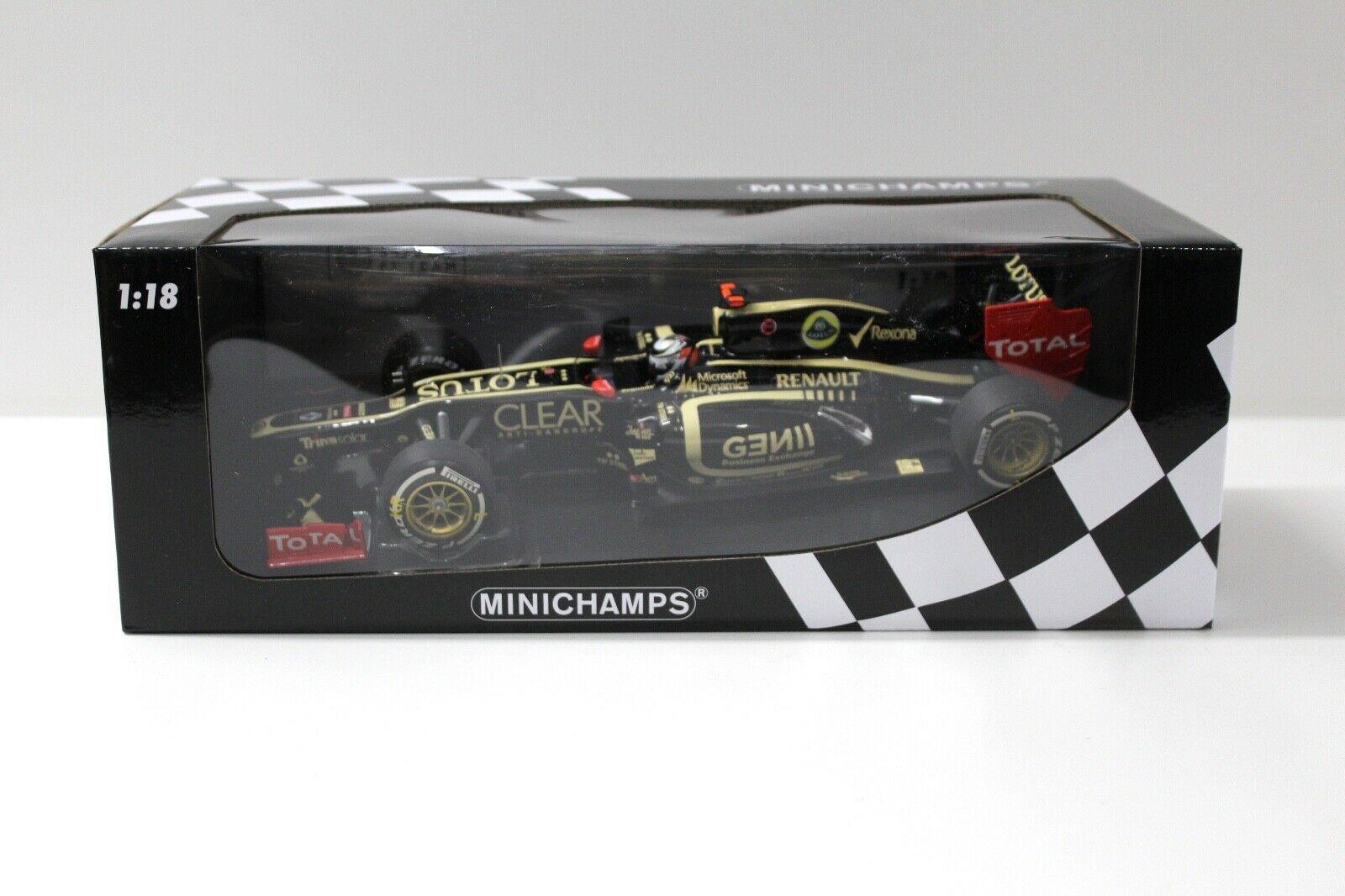1:18 Minichamps Lotus F1 Renault E20 Raikkonen 2012