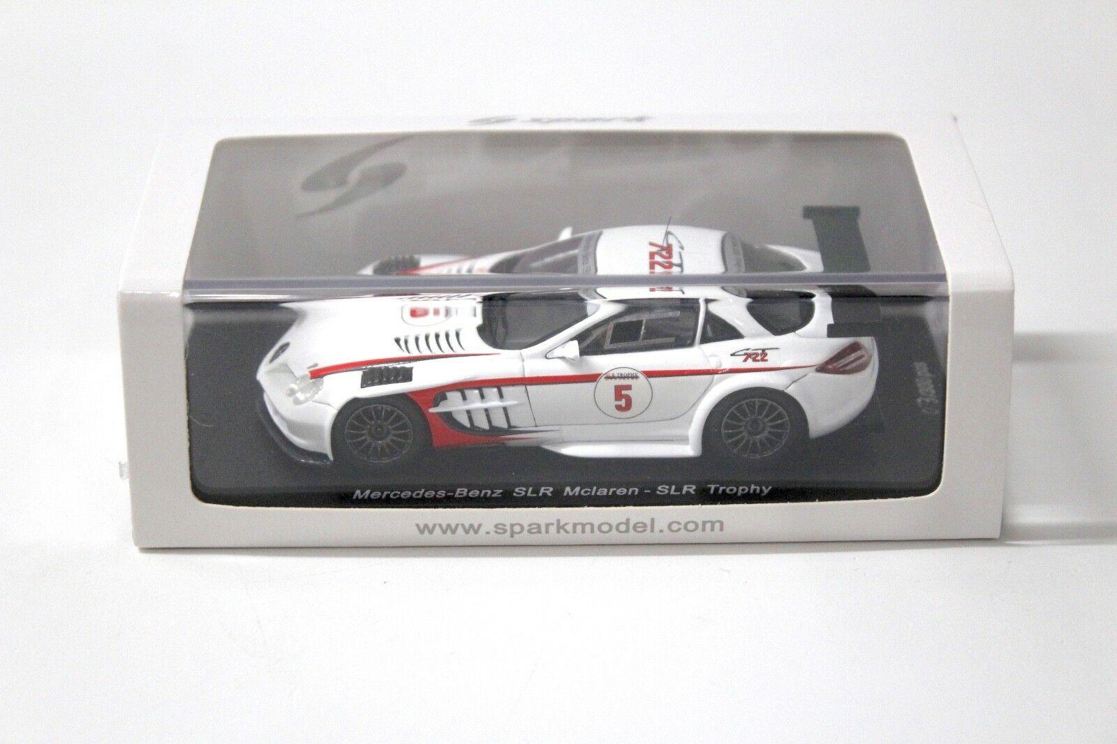 1:43 Spark Mercedes SLR McLaren Trophy #5 Ltd. 300 pcs white