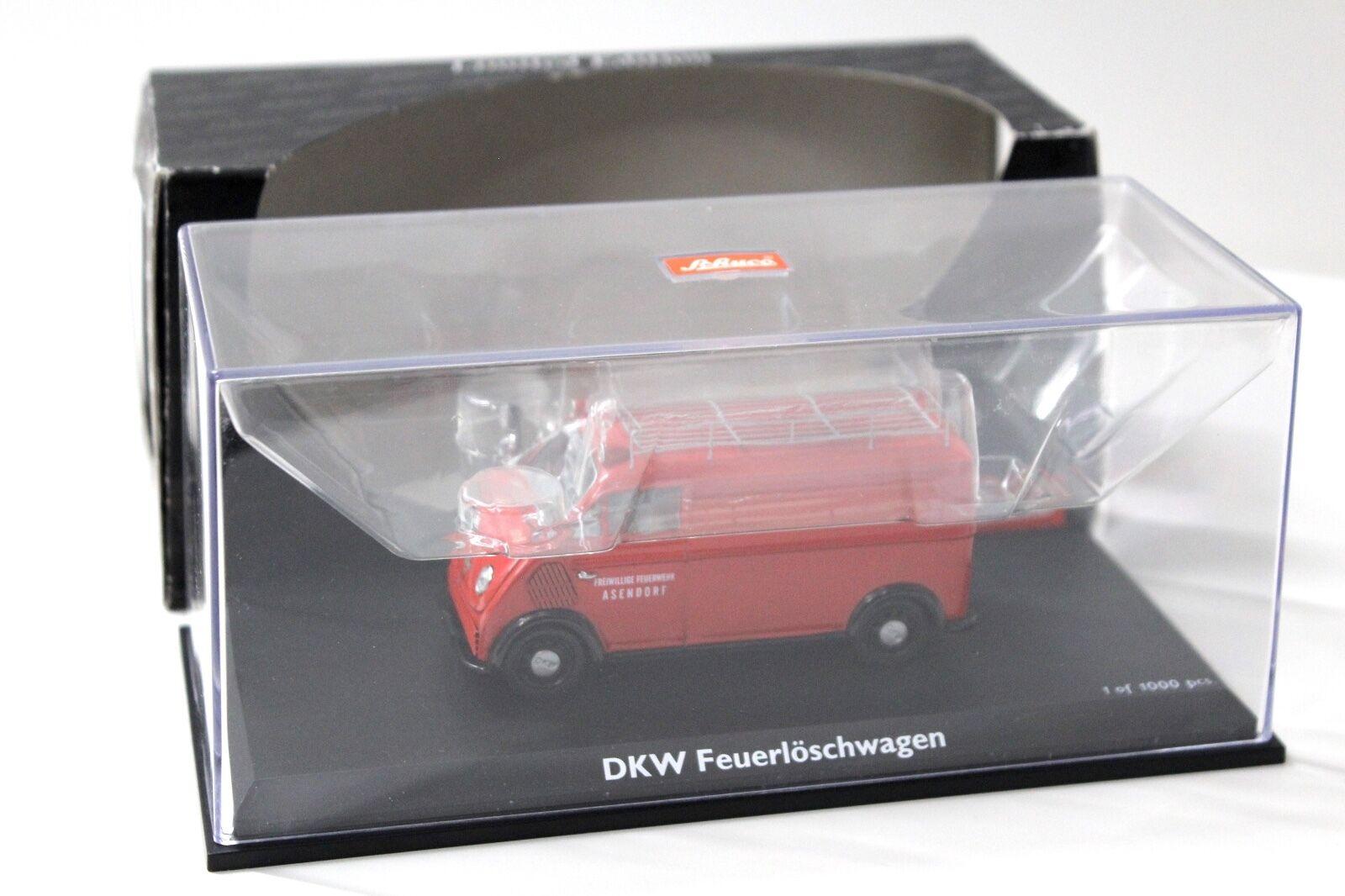 1:43 Schuco DKW Feuerlöschwagen red