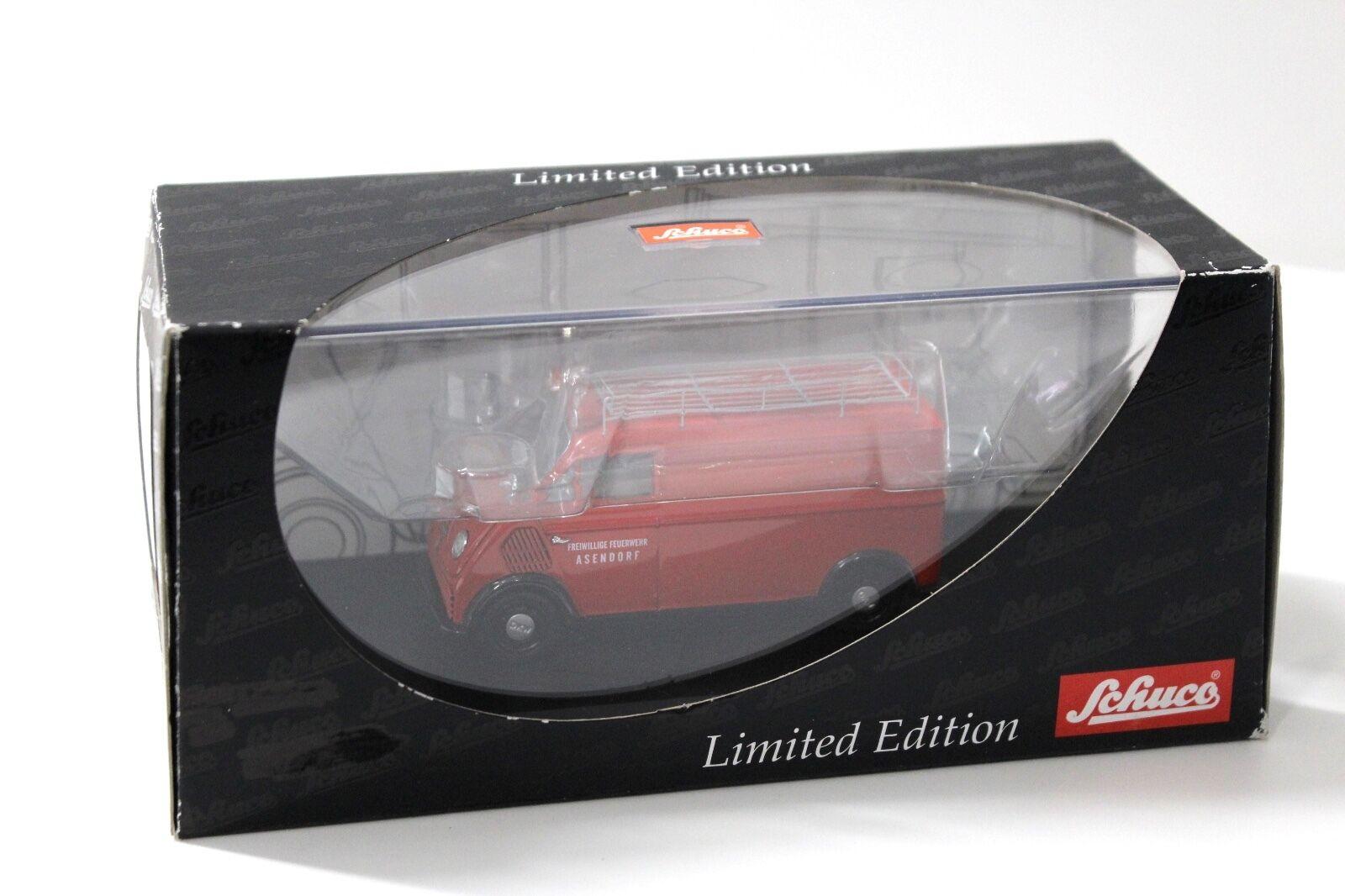 1:43 Schuco DKW Feuerlöschwagen red