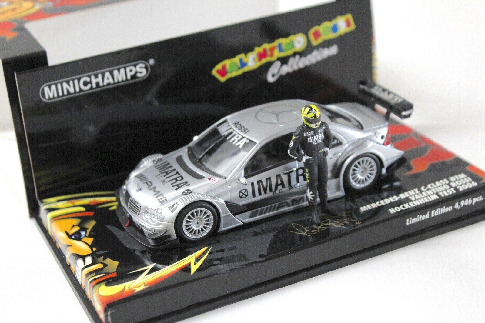 1:43 Minichamps Mercedes C-Klasse DTM Rossi Test 2006