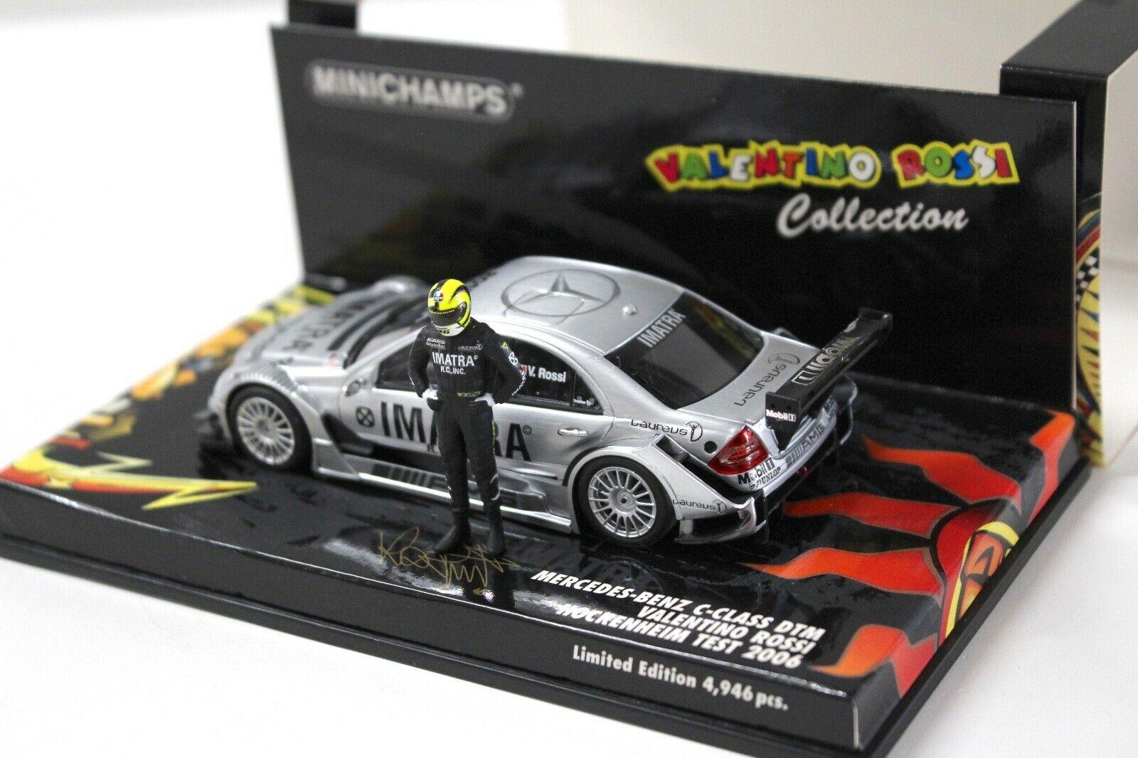 1:43 Minichamps Mercedes C-Klasse DTM Rossi Test 2006