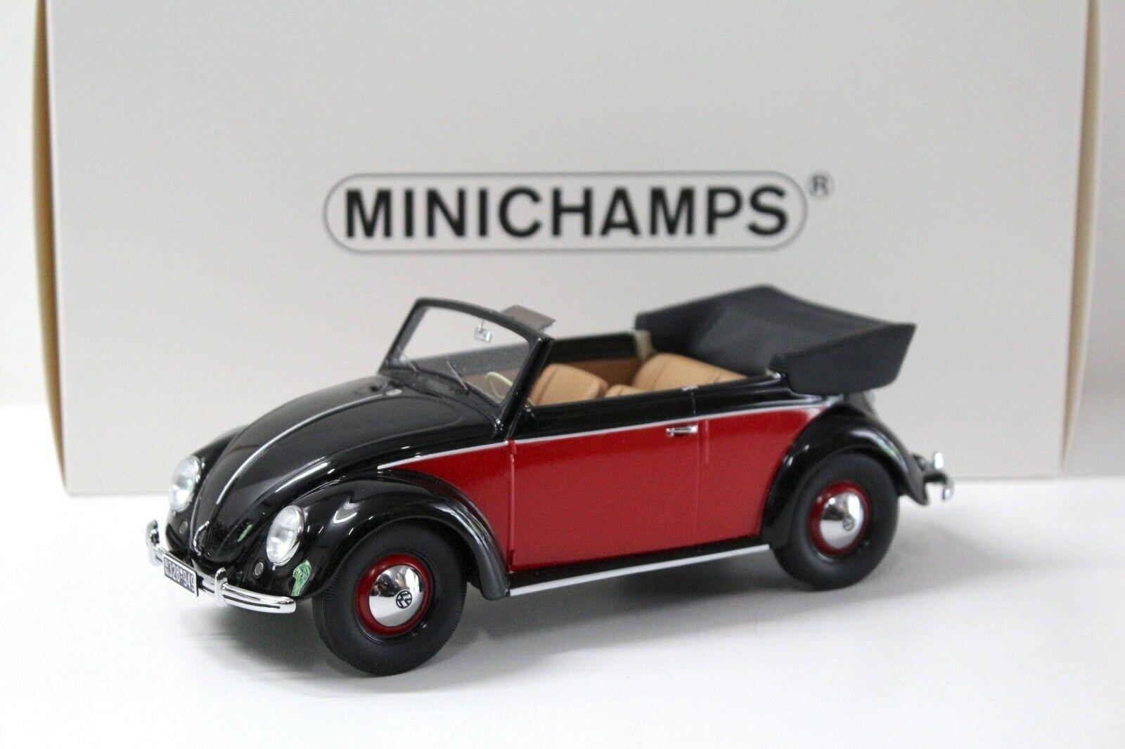 1:18 Minichamps VW Käfer 1200 Convertible 1949 black