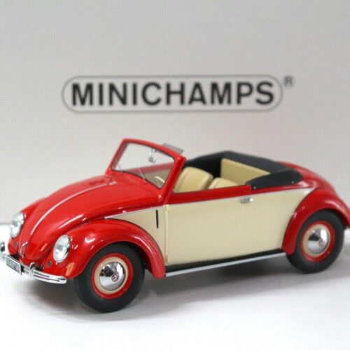1:18 Minichamps VW 1200 Hebmüller Convertible 1949 red