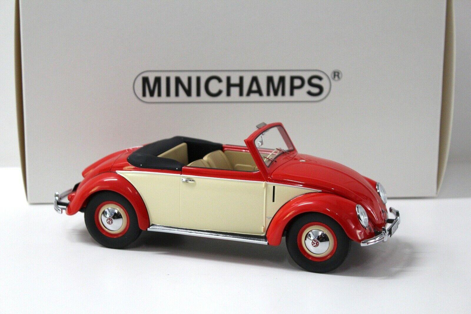 1:18 Minichamps VW 1200 Hebmüller Convertible 1949 red