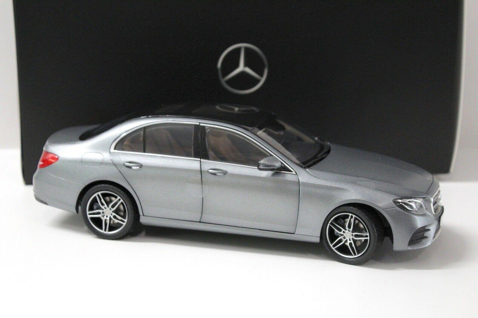 1:18 iScale Mercedes E-Klasse Limousine AMG Line grey DEALER VERSION