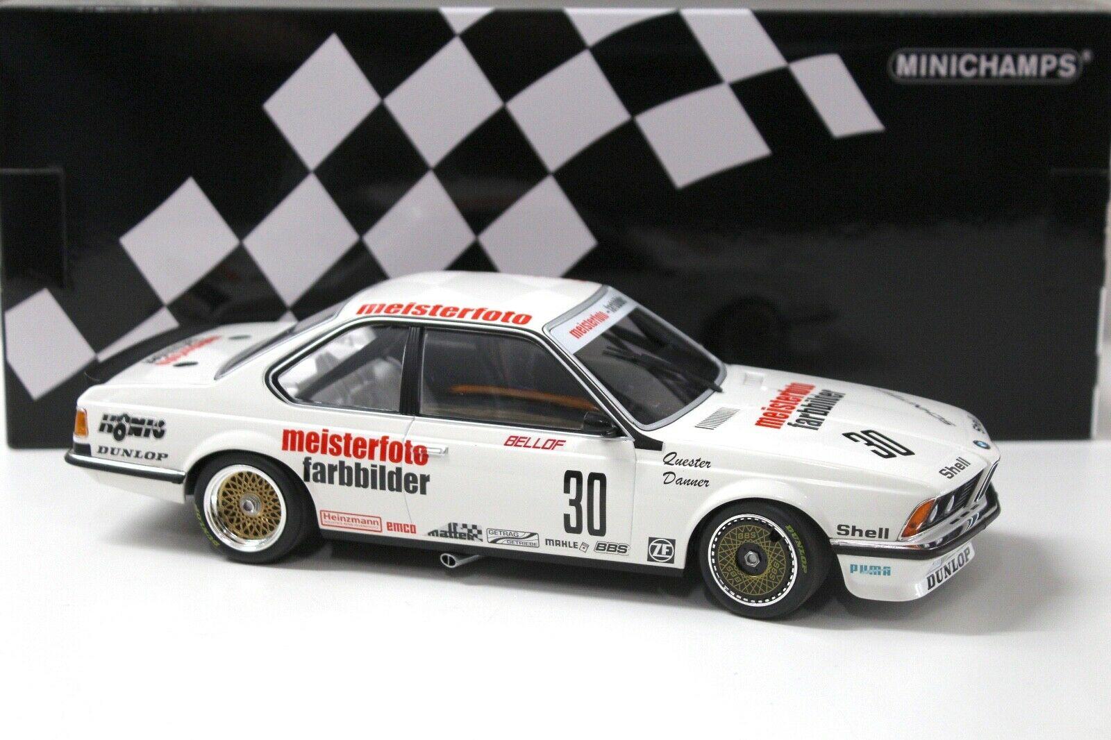 1:18 Minichamps BMW 635 CSI Schnitzer ETCC 1983 #30 white