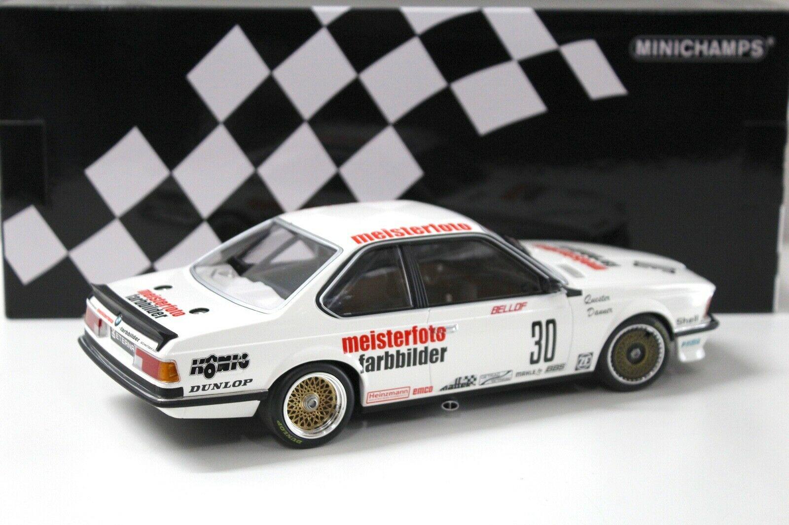 1:18 Minichamps BMW 635 CSI Schnitzer ETCC 1983 #30 white