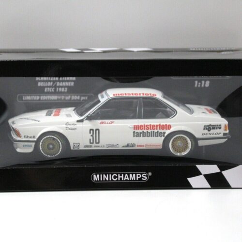 1:18 Minichamps BMW 635 CSI Schnitzer ETCC 1983 #30 white