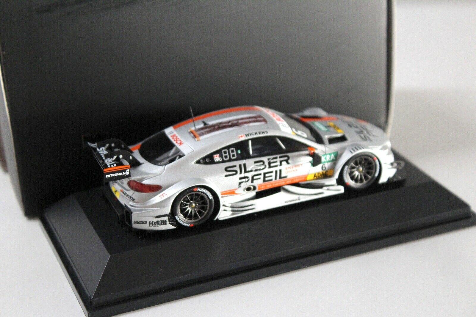 1:43 Spark Mercedes C63 AMG DTM 2016 Wickens #6 DEALER VERSION