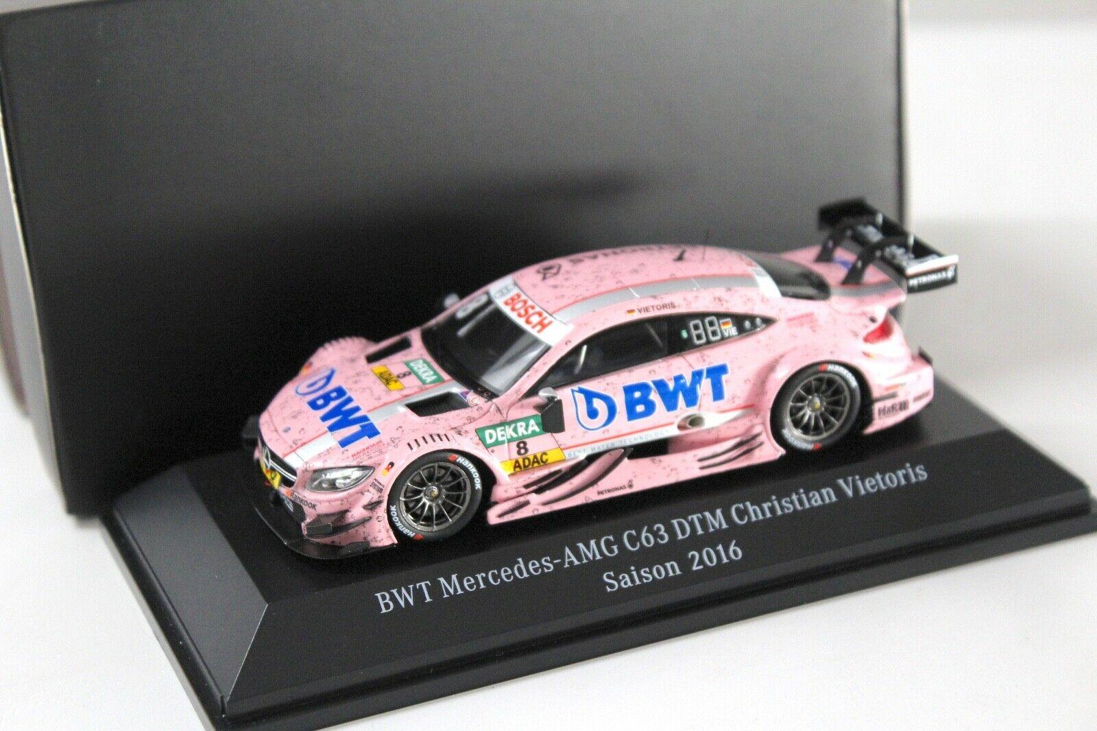 1:43 Spark Mercedes C63 AMG DTM 2016 Vietoris #8 DEALER VERSION
