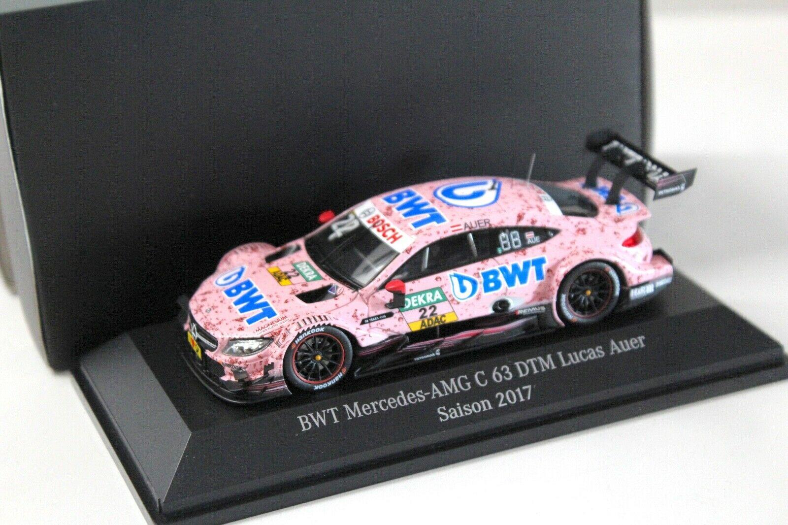 1:43 Spark Mercedes C63 AMG DTM 2017 Auer #22 DEALER VERSION