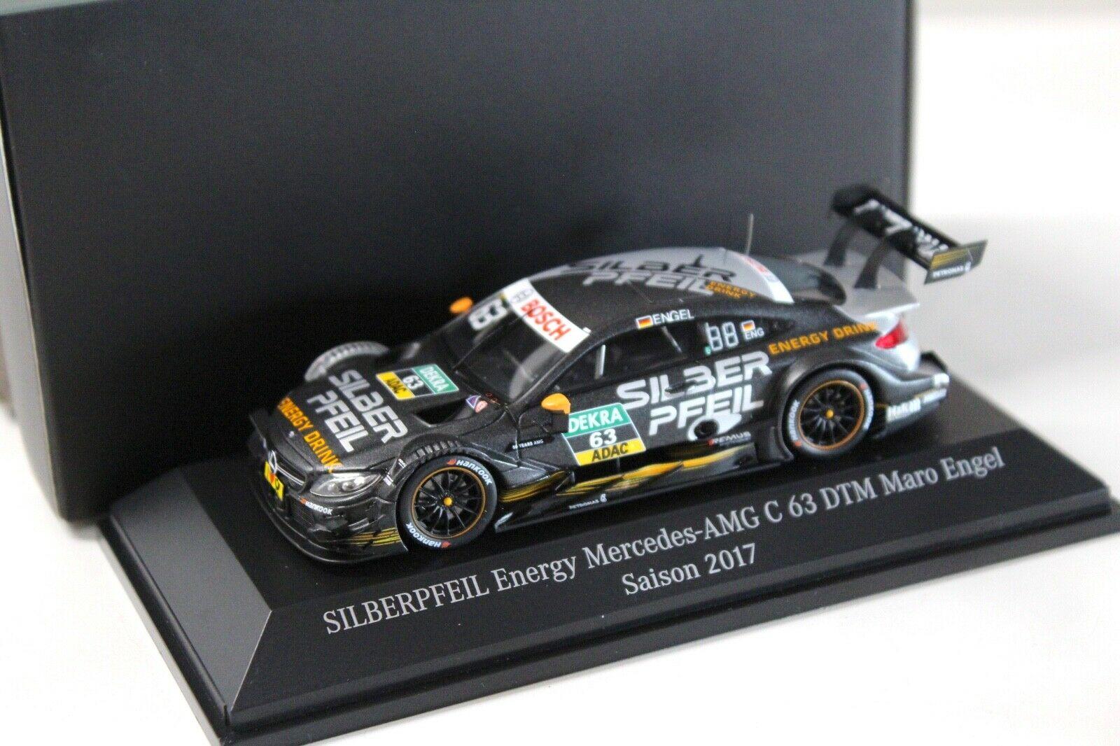 1:43 Spark Mercedes C63 AMG DTM 2017 Engel #63 DEALER VERSION