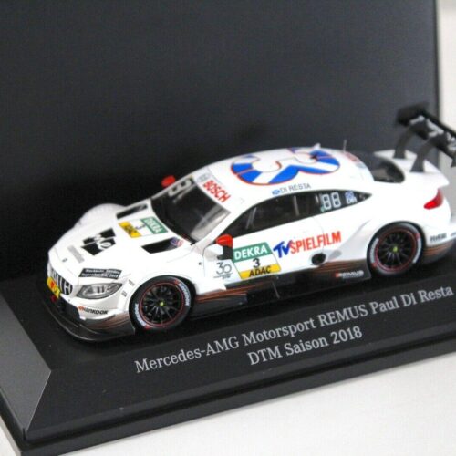 1:43 Spark Mercedes C63 AMG DTM 2018 DI Resta #3 DEALER VERSION