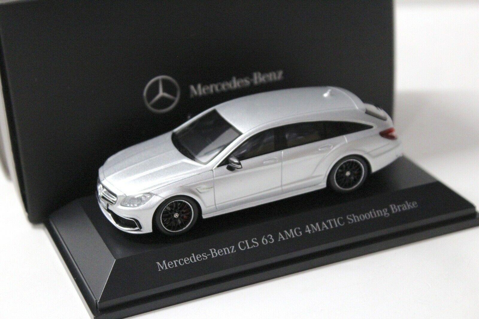 1:43 Spark Mercedes CLS 63 AMG 4Matic Shooting Brake silver DEALER VERSION