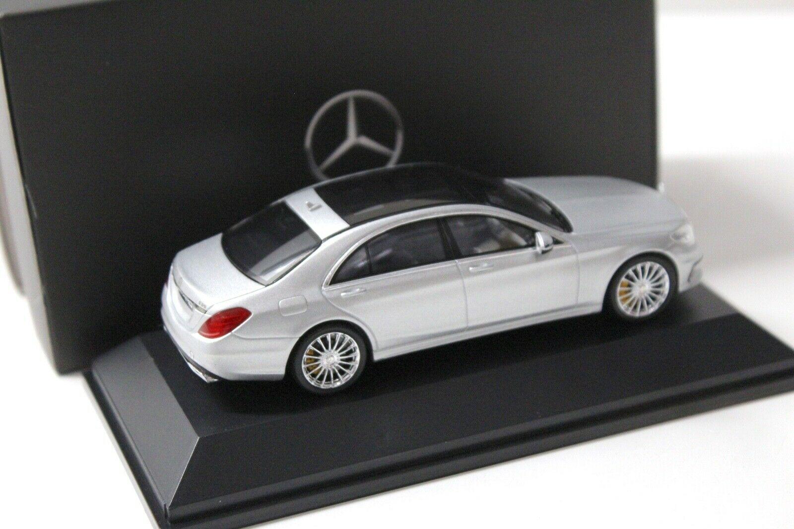 1:43 Spark Mercedes S65 AMG Limousine silver DEALER VERSION