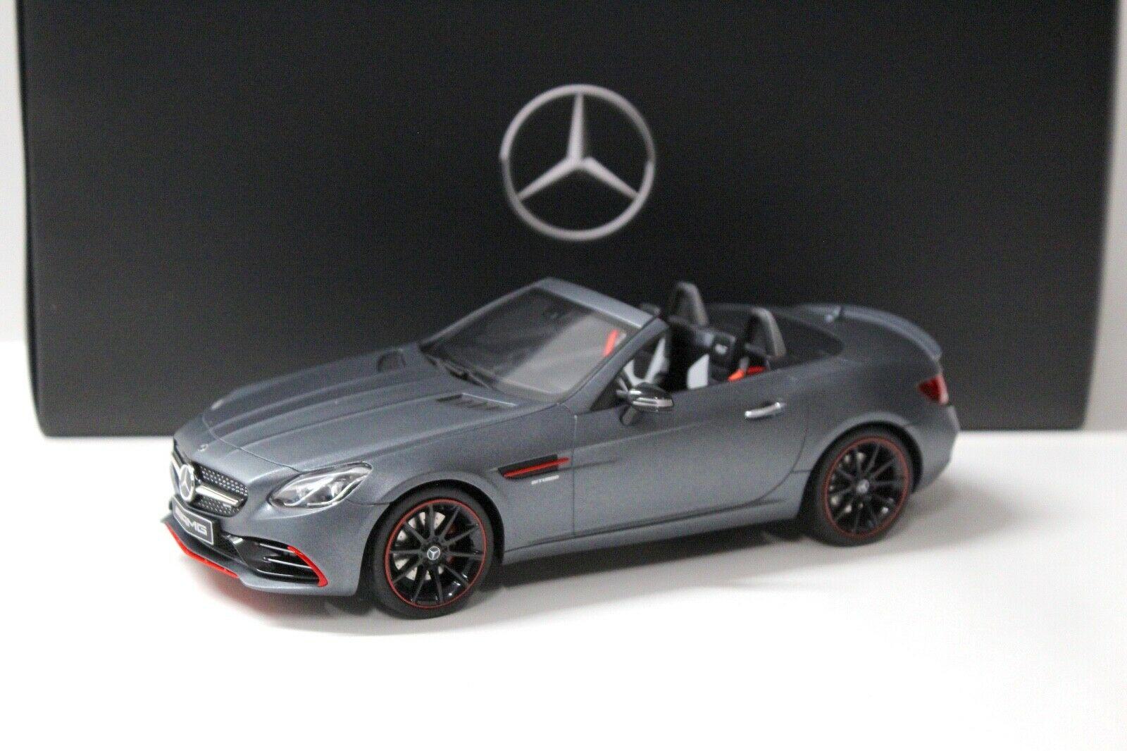ID 36827 orig.jpg 1:18 GT Spirit Mercedes SLC 43 AMG Cabrio grey DEALER VERSION